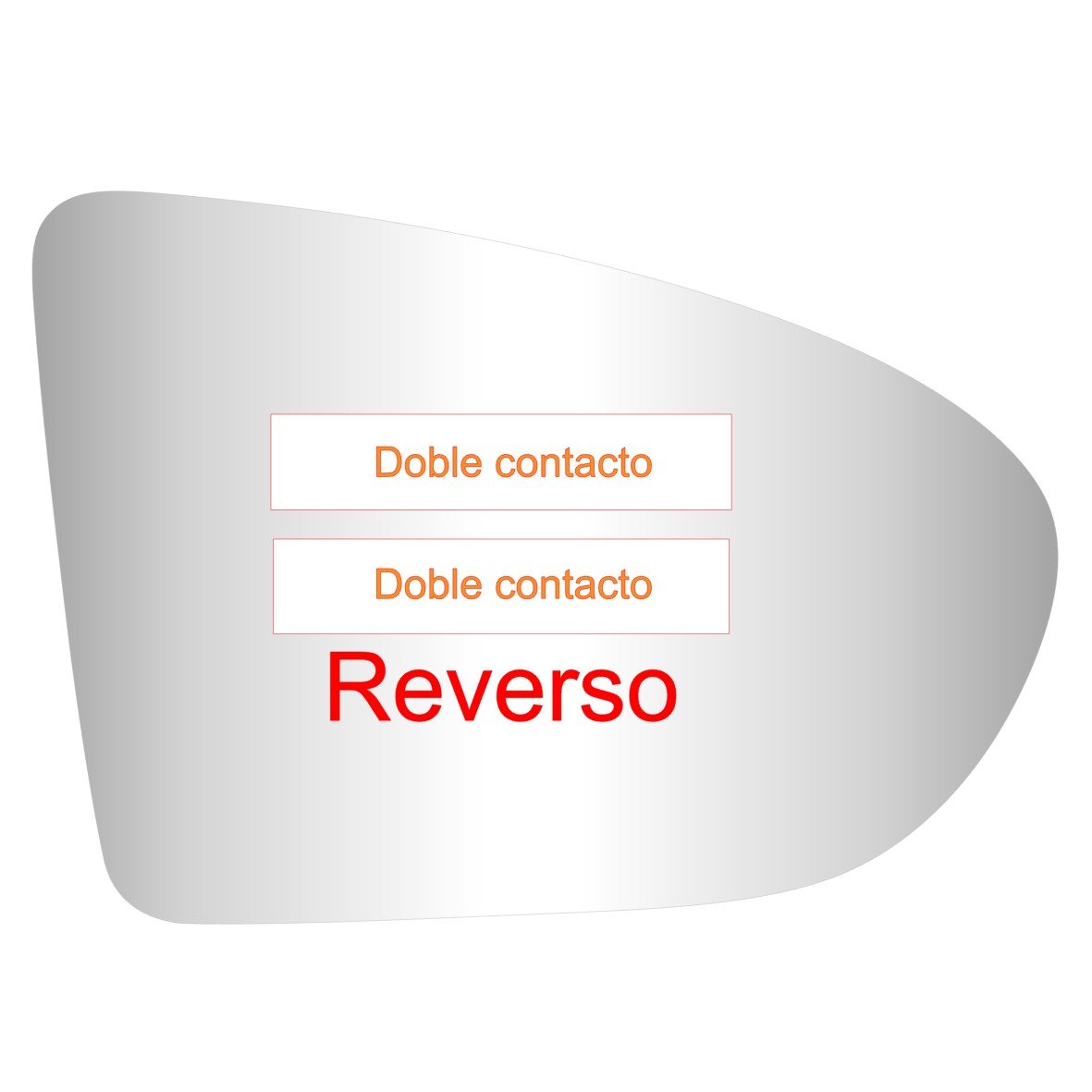 Nissan Qashqai 2006-2014 Luneta espejo retrovisor Alternativo - Image 3