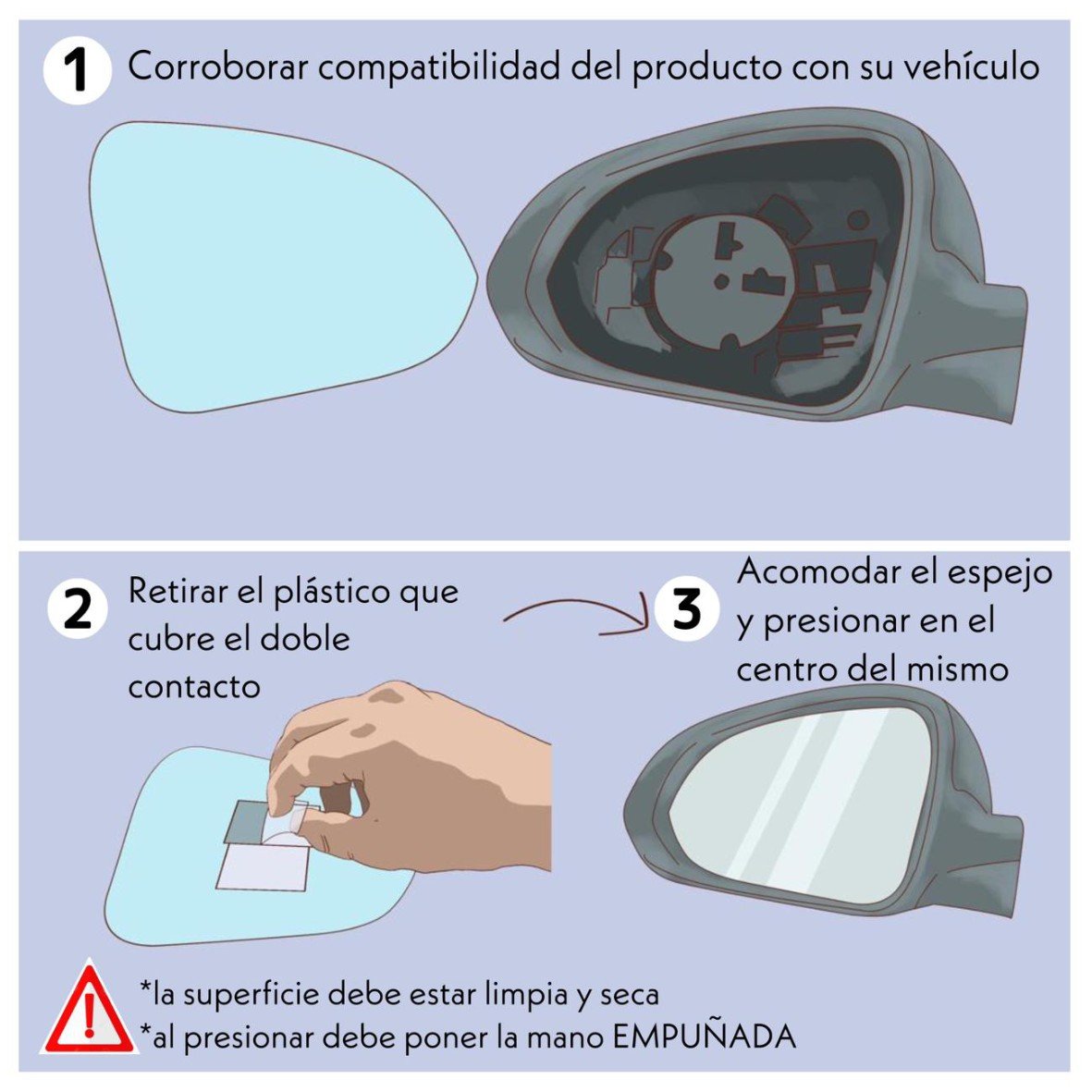 Volkswagen Touareg 2018-2024 Espejo Alternativo con Sensor de Punto Ciego - Image 4