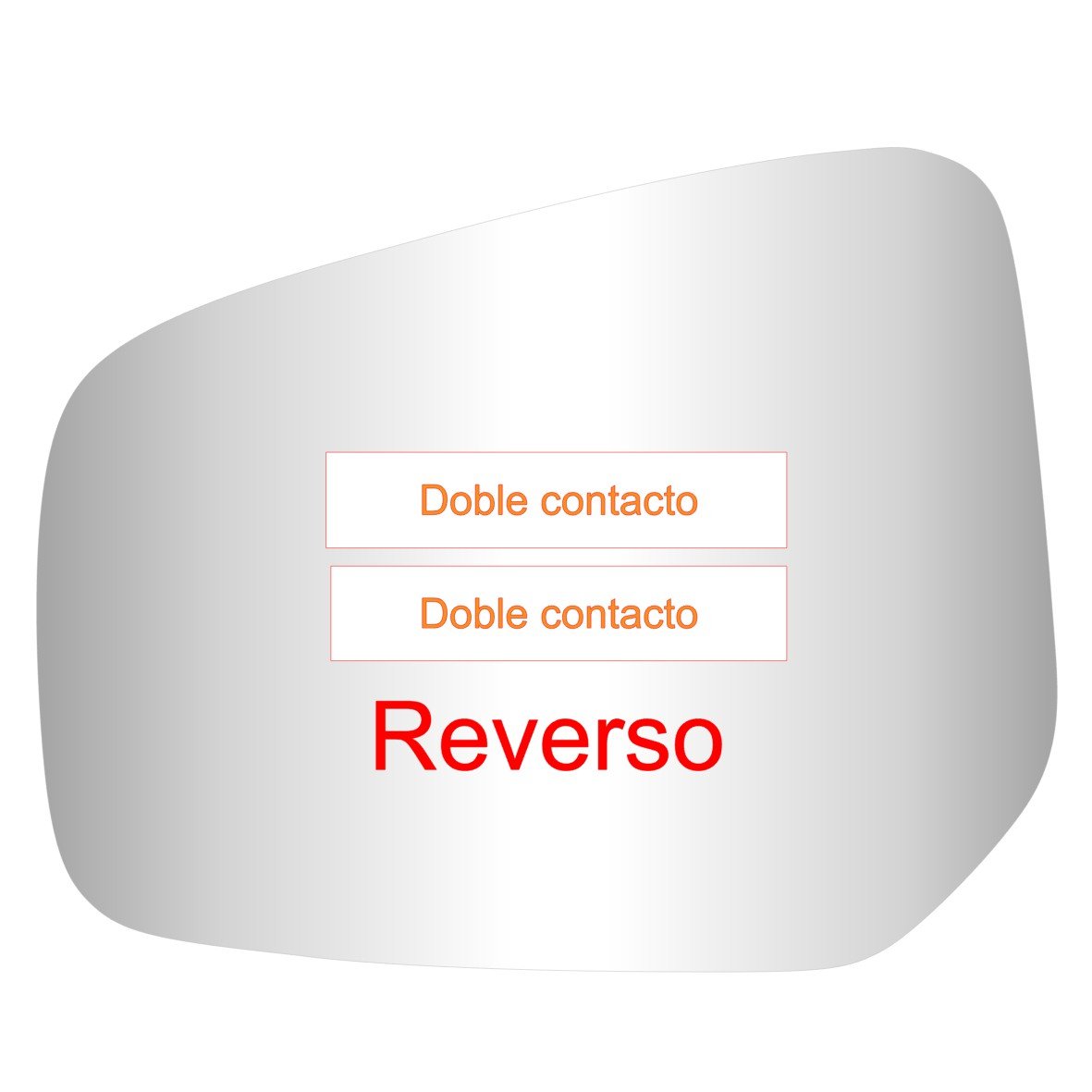 Mitsubishi Mirage 2013-2022 Luneta espejo retrovisor Alternativo - Image 4