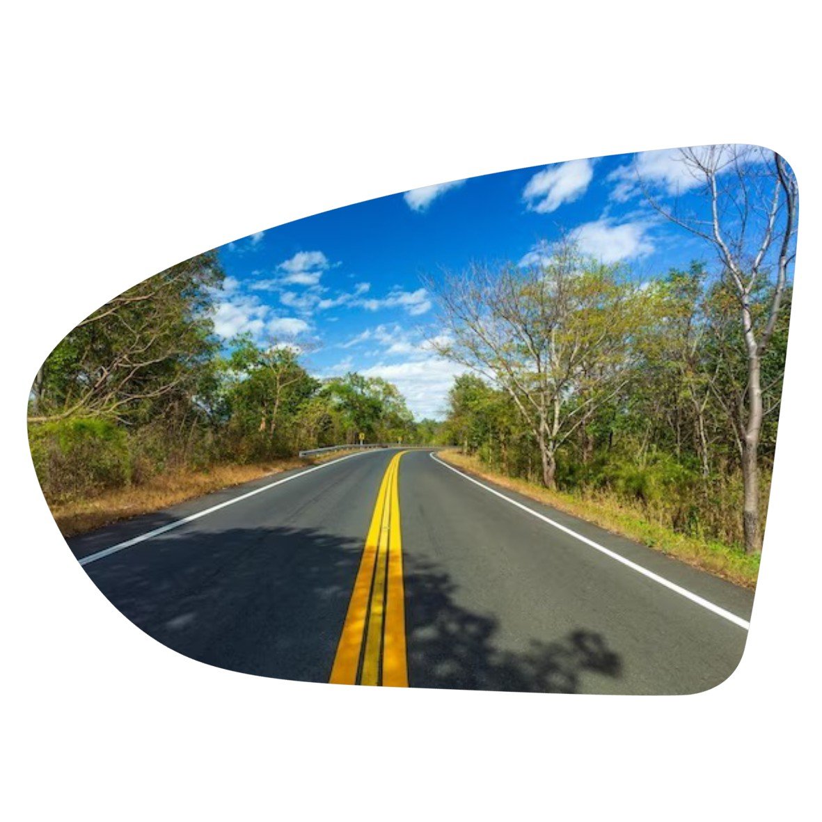 Nissan Qashqai 2006-2014 Luneta espejo retrovisor Alternativo