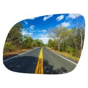 Hyundai New Accent (Version corta) 2005-2012 Luneta espejo retrovisor