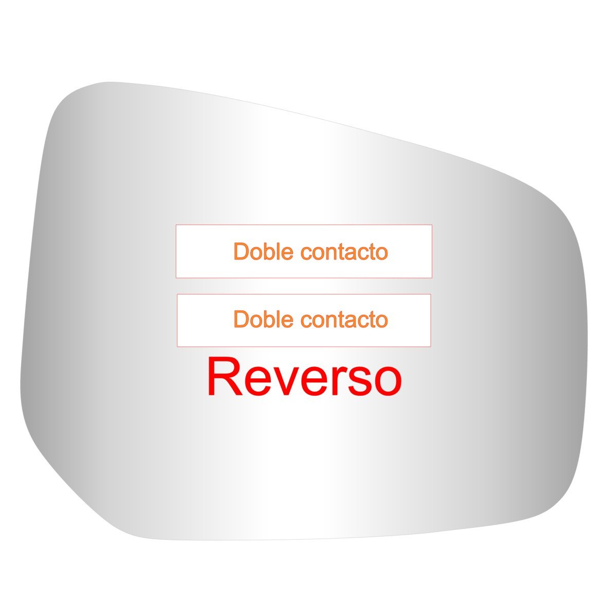 Mitsubishi Mirage 2013-2022 Luneta espejo retrovisor Alternativo - Image 3