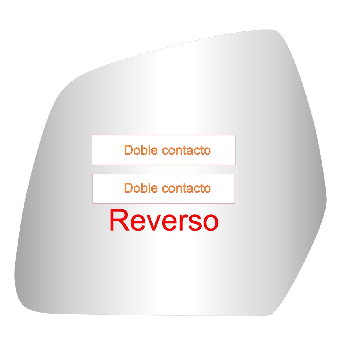 Mahindra KUV 100 2016-2022 Luneta espejo retrovisor Alternativo - Image 4