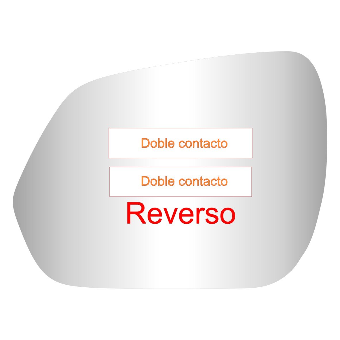 Kia Sonet 2020-2023 Luneta espejo retrovisor Alternativo - Image 4