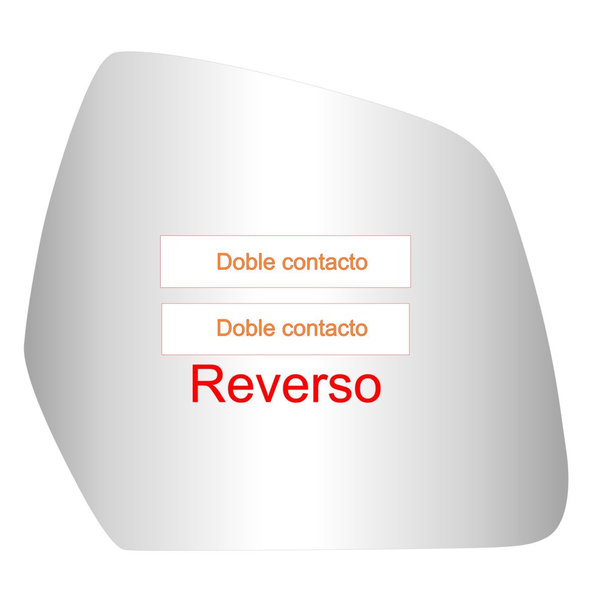 Mahindra KUV 100 2016-2022 Luneta espejo retrovisor Alternativo - Image 3