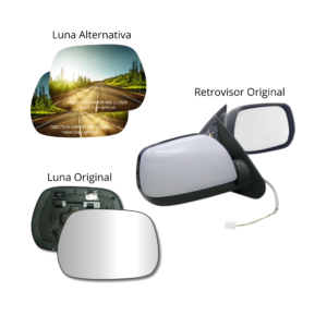 Terios Daihatsu 2007-2017 Luneta espejo retrovisor