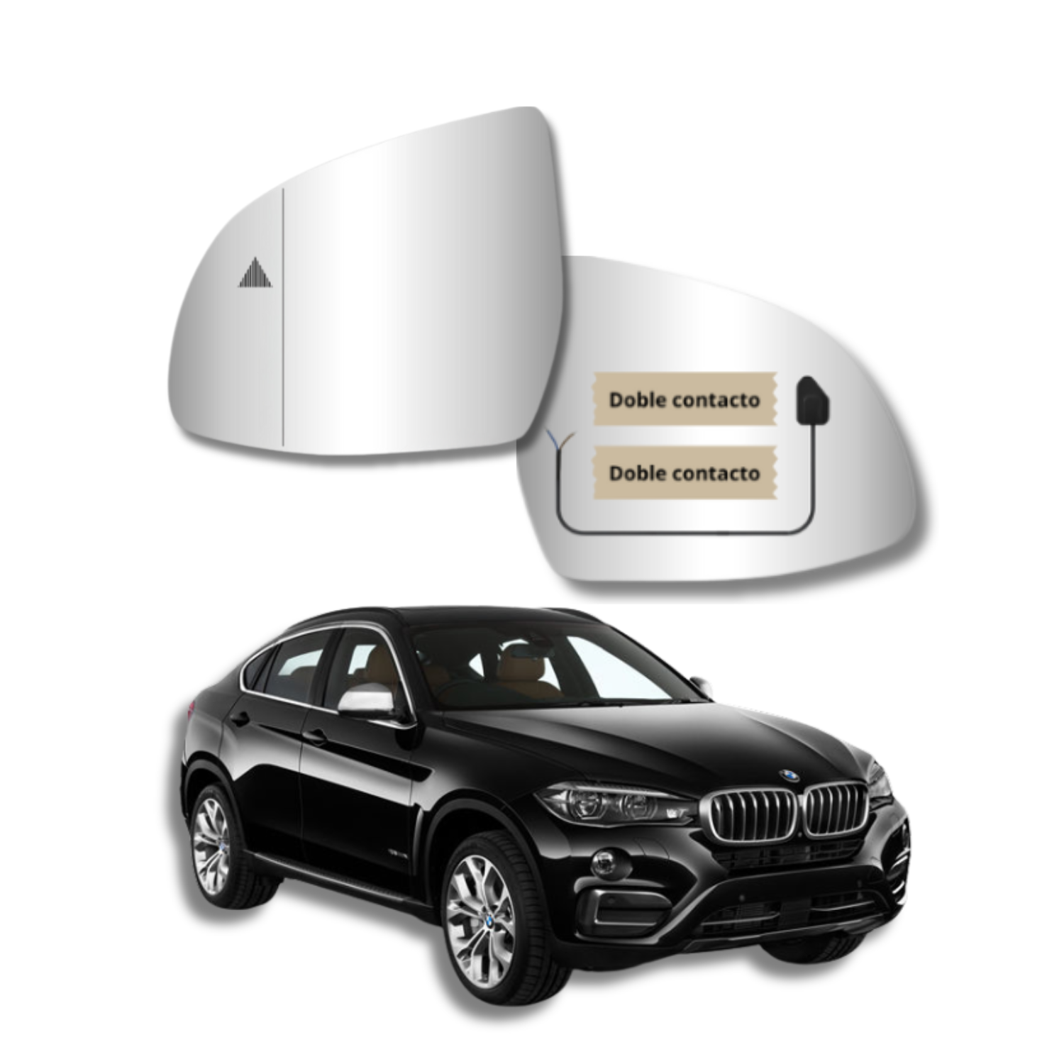BMW X6 2017-2020 Espejo Retrovisor Con Sensor de Proximidad - Image 2
