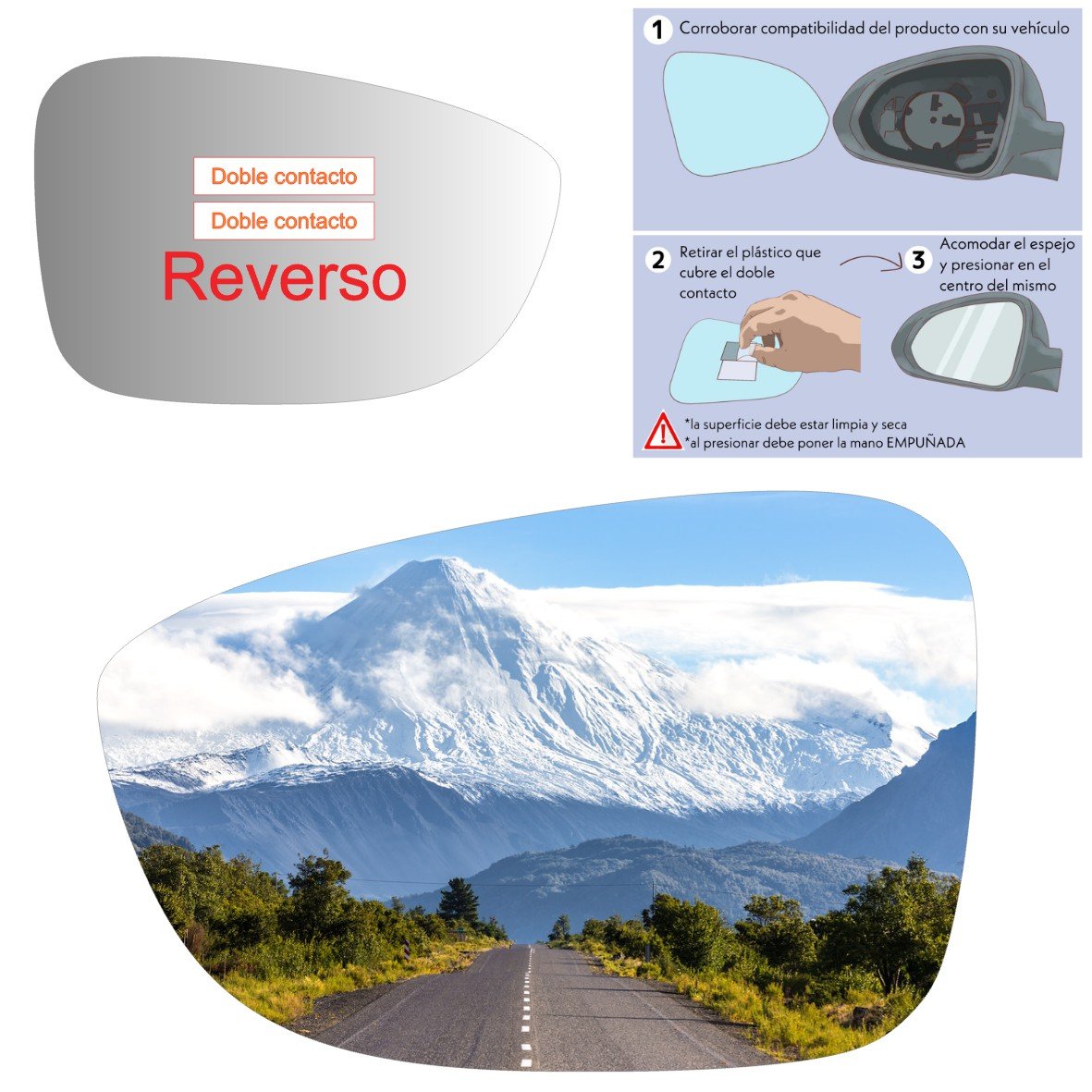 Honda Accord 2019-2023 Luneta espejo retrovisor Alternativo - Image 8