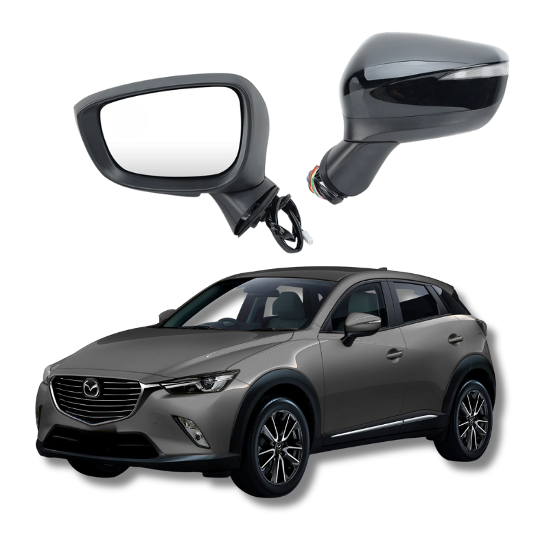 Mazda CX3 2015-2018 Retrovisor Original Sin Sensor Abatible Manual - Image 2