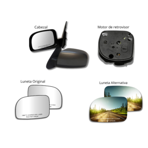 Hyundai Santa Fe 2000-2006 espejo retrovisor