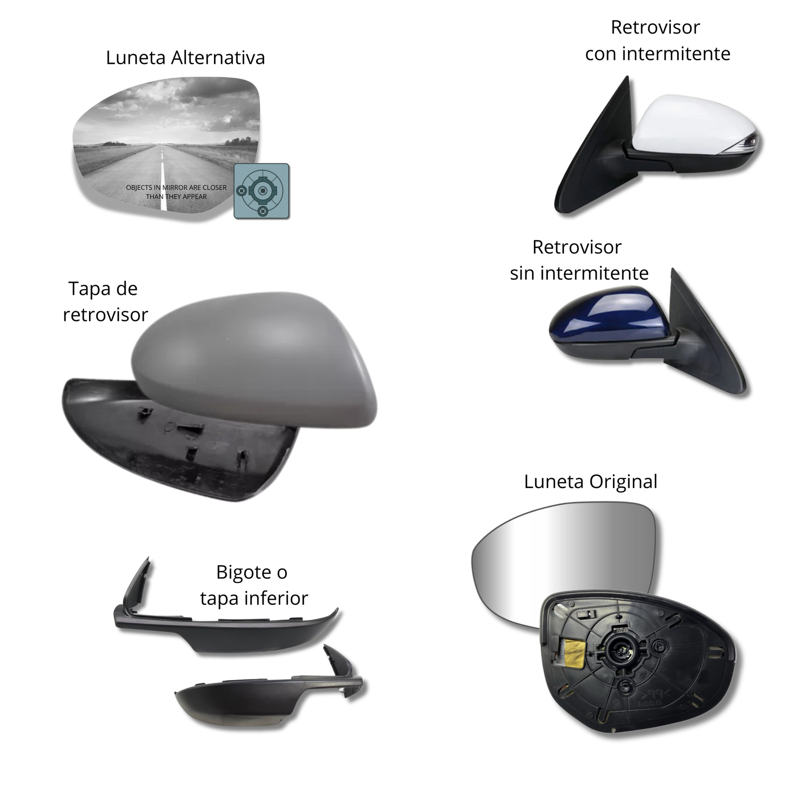 MAZDA 6 2010-2013 de espejo retrovisor