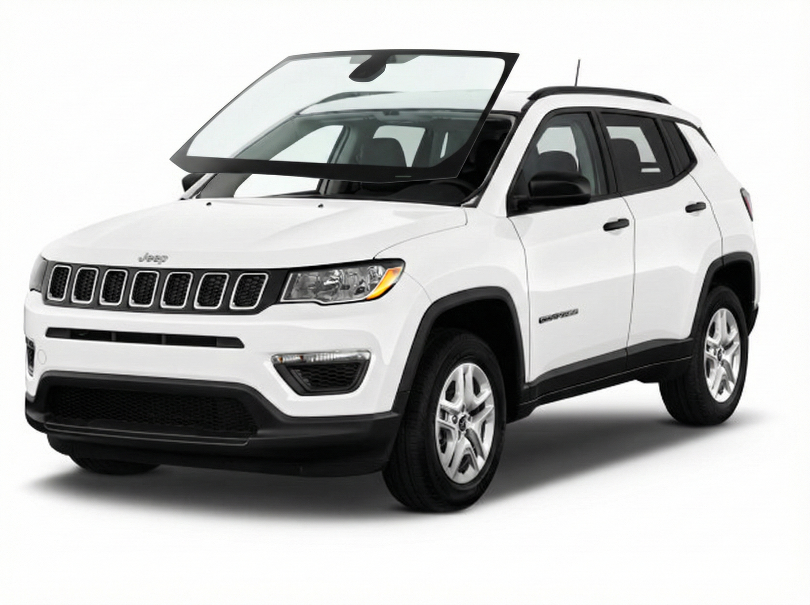 Parabrisas Jeep Compass 2017–2023 Con Sensor de Punto Ciego Homologado