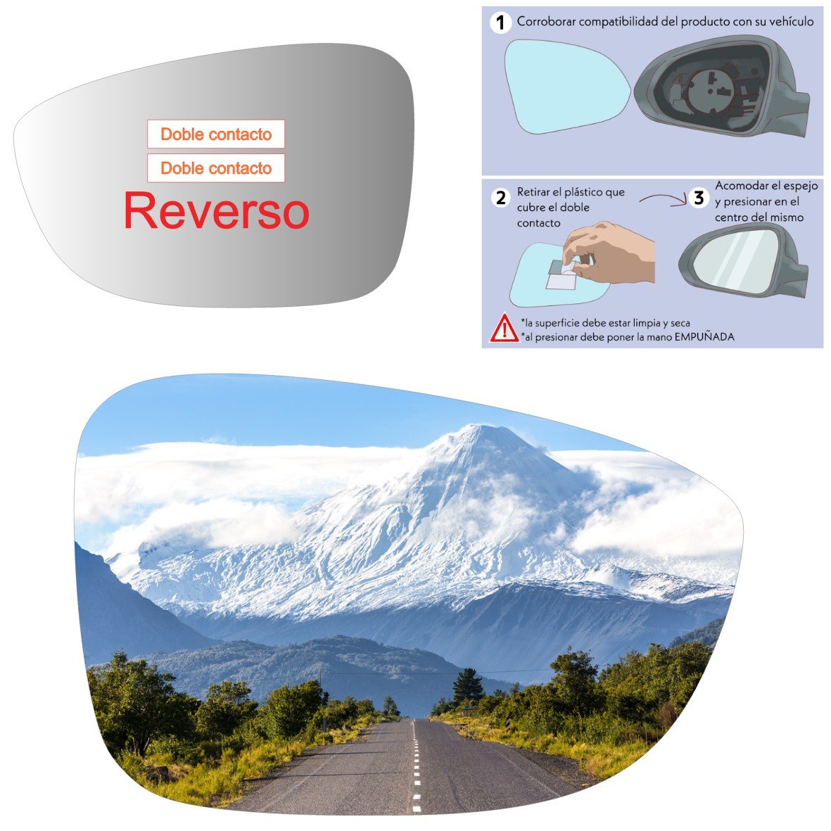 Honda Accord 2019-2023 Luneta espejo retrovisor Alternativo - Image 7