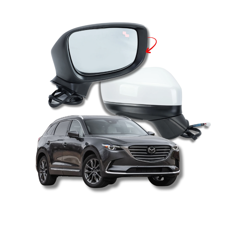 Mazda CX9 2017-2023 Retrovisor Original Abatible Eléctrico Con Sensor