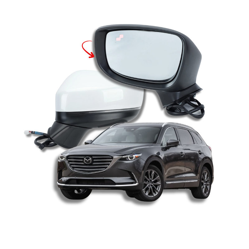 Mazda CX9 2017-2023 Retrovisor Original Abatible Eléctrico Con Sensor - Image 2