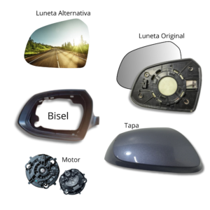 Hyundai Grand i10 2020-2023 espejo retrovisor