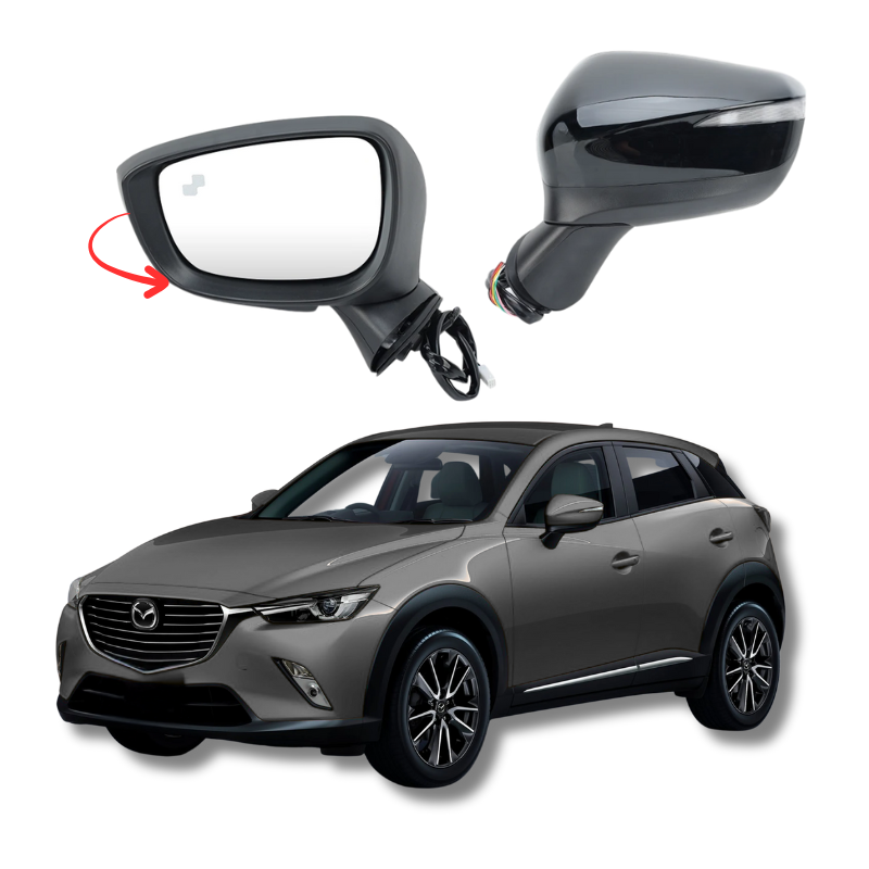 Mazda CX3 2015-2018 Retrovisor Original Con Sensor Abatible Eléctrico - Image 2