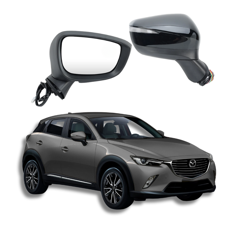 Mazda CX3 2015-2018 Retrovisor Original Sin Sensor Abatible Manual