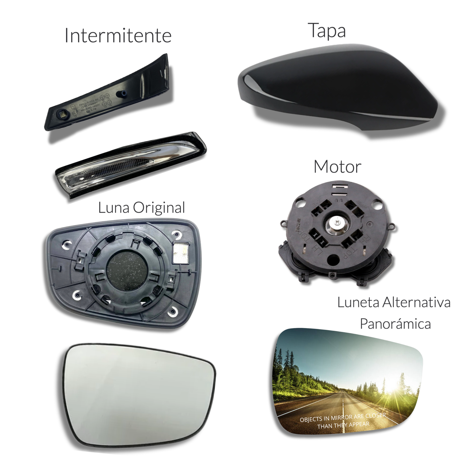 i30 Hyundai 2013-2018 espejo retrovisor