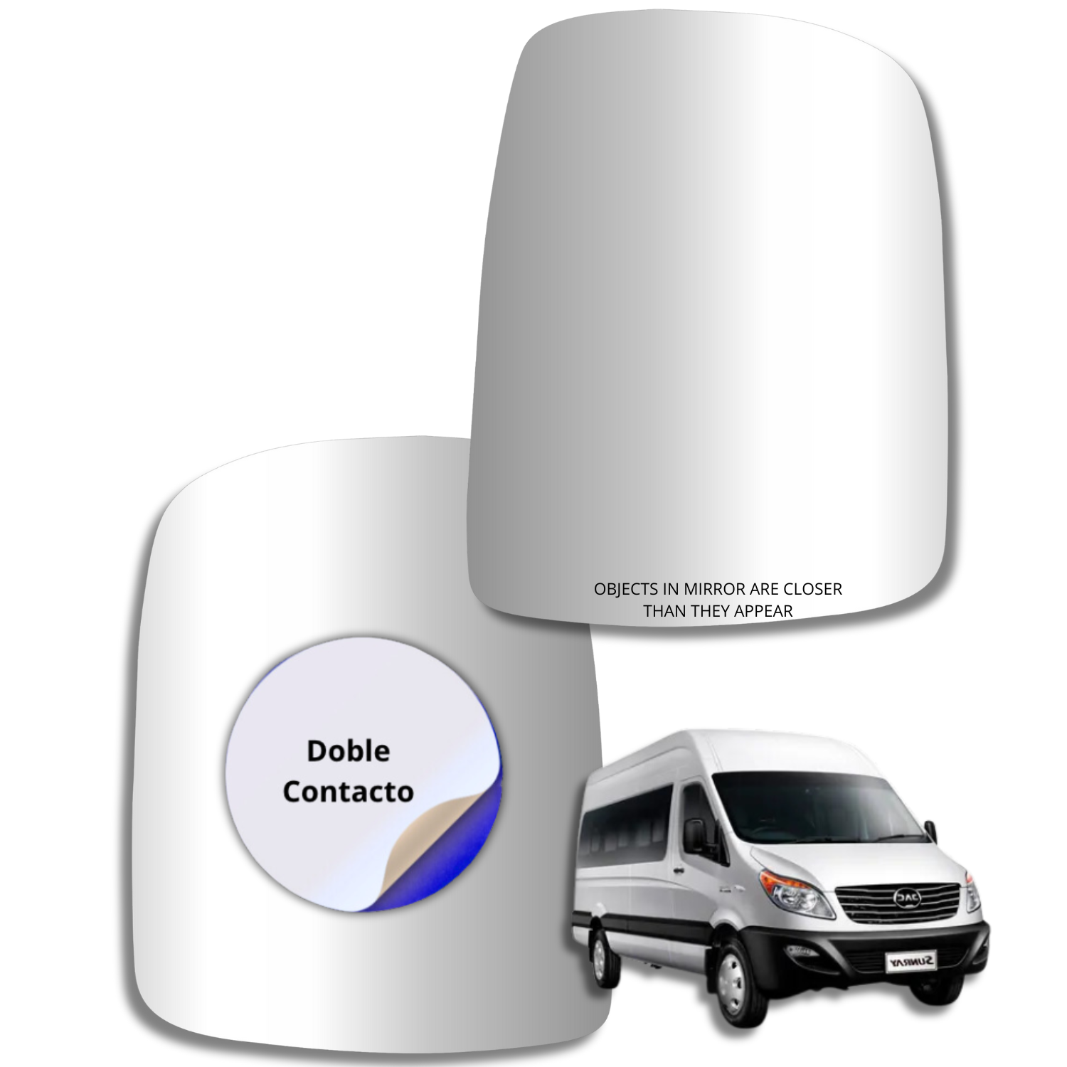 Jac Sunray 2012-2022 Luneta espejo retrovisor Alternativo - Image 2