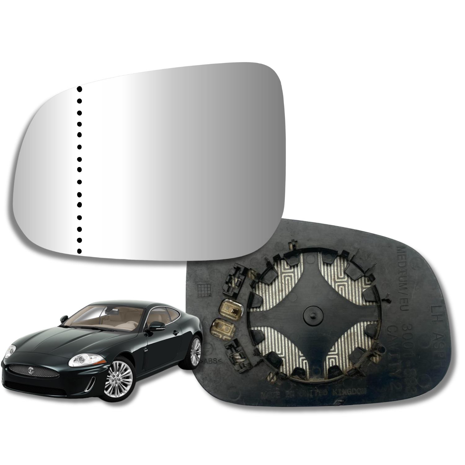 Jaguar XK XKR XKR-S XF XFR XE XFR-S 2009-2014 Luneta espejo retrovisor Original
