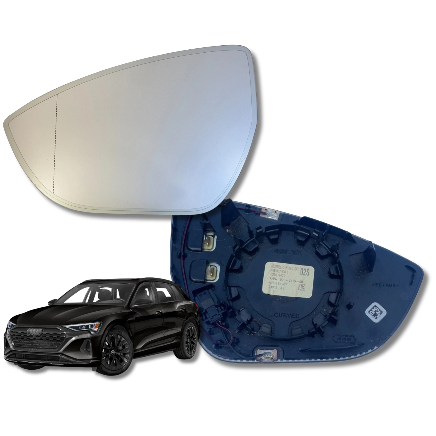 Audi Q8 E-Tron 2022-2026 Espejo Original con Sensor Fotocromático