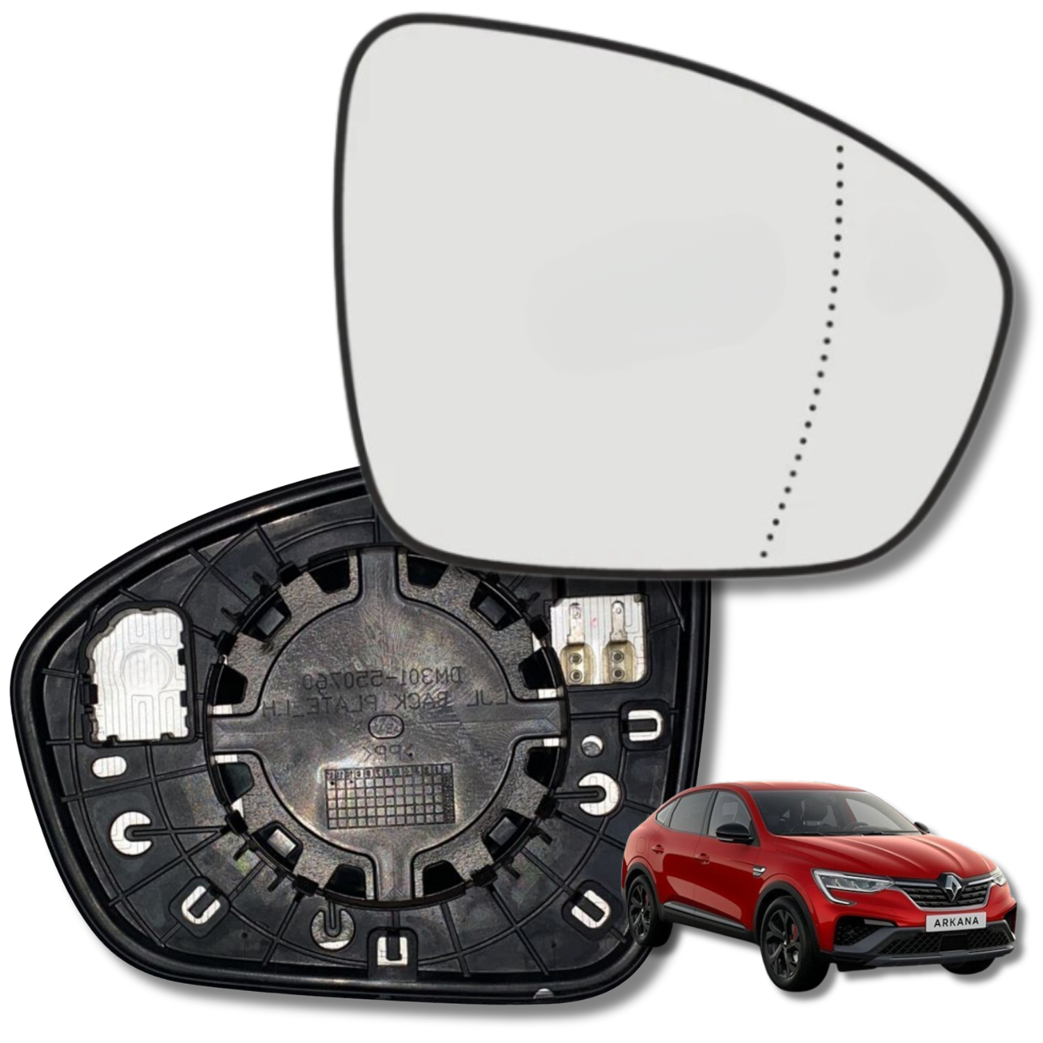 Renault Arkana 2019-2023 Luneta espejo retrovisor Original - Image 4