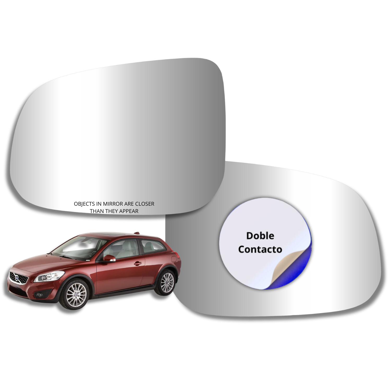 Volvo C30 2012-2022 Luneta espejo retrovisor Alternativo