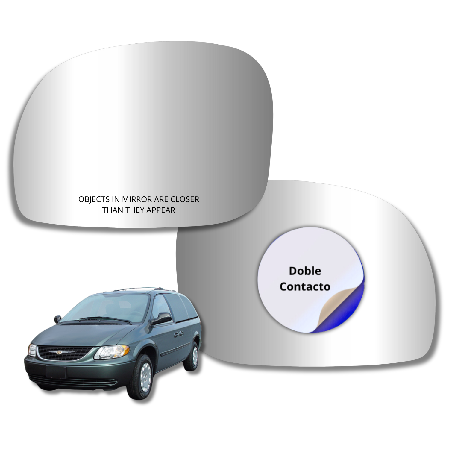 Chrysler Town Country 2000-2006 Luneta espejo retrovisor Alternativo