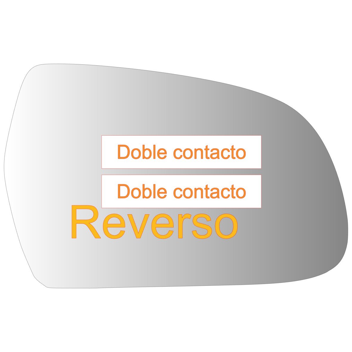 Skoda Octavia 2009-2013 Luneta espejo retrovisor Alternativo - Image 4