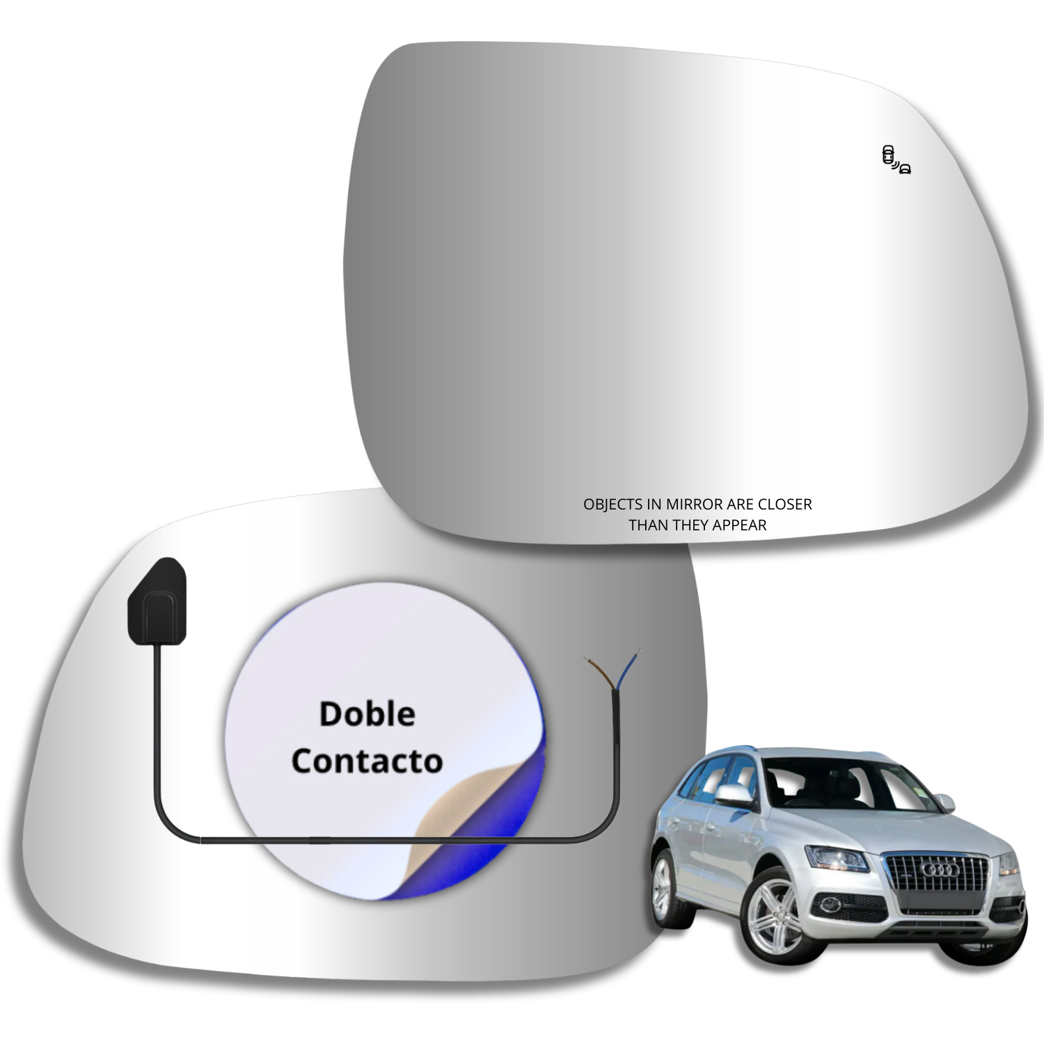 Audi Q5 2008-2017 Luneta espejo retrovisor Alternativo - Image 2