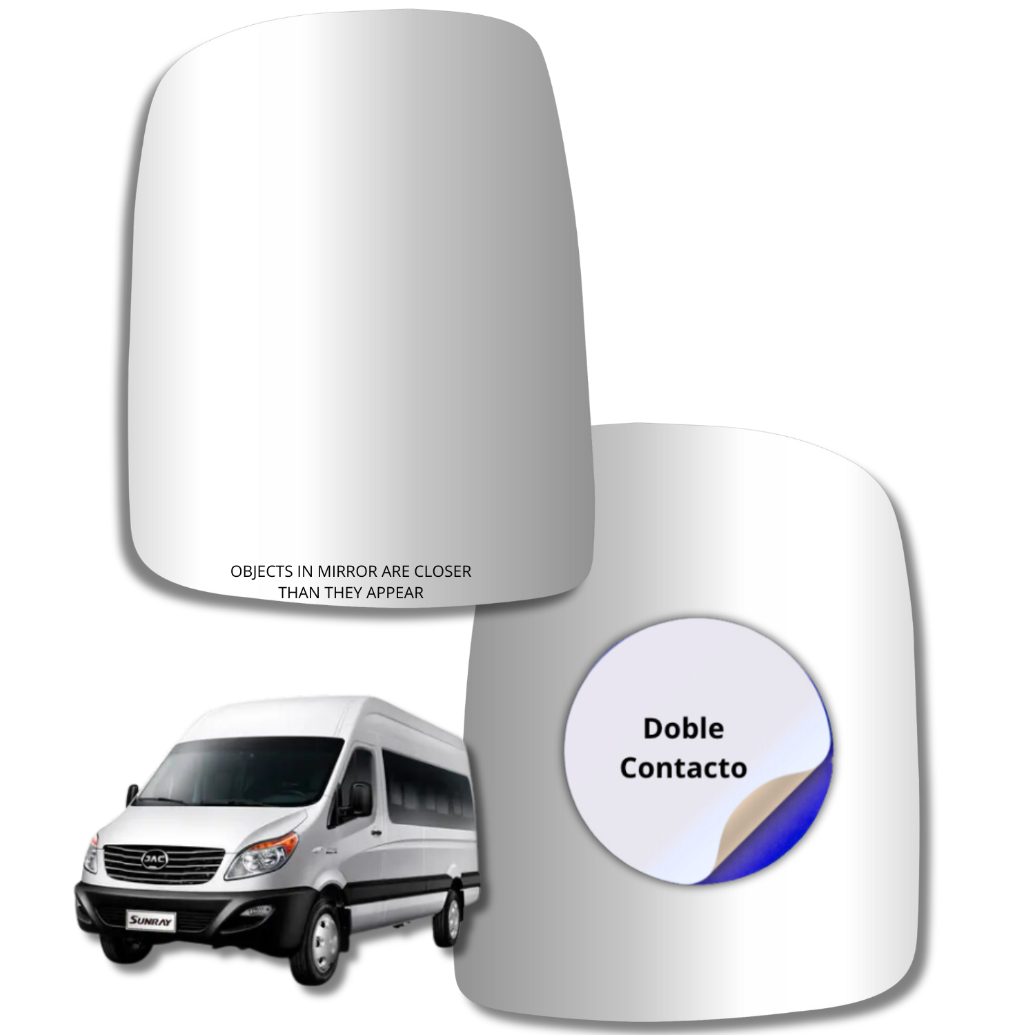 Jac Sunray 2012-2022 Luneta espejo retrovisor Alternativo