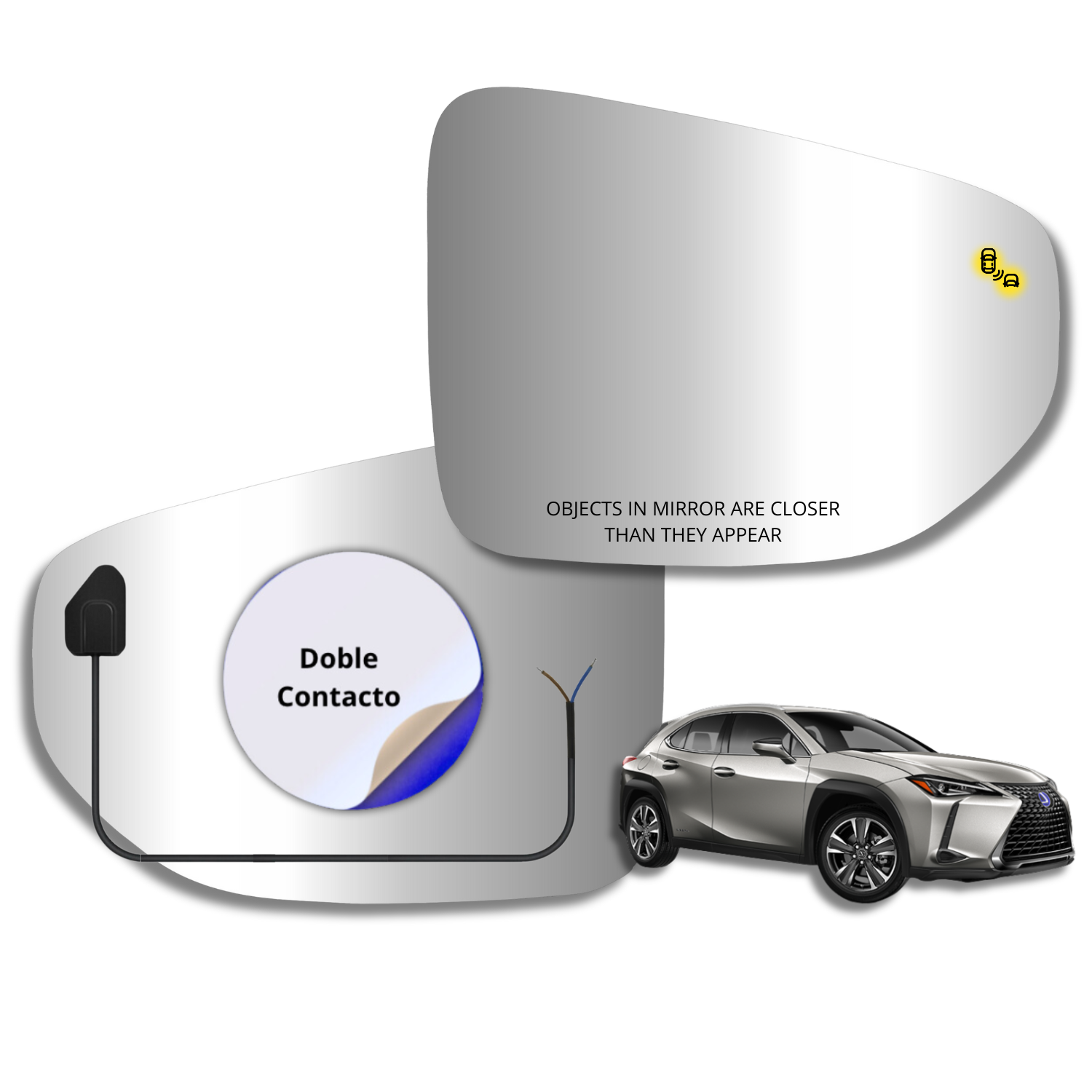 Lexus UX 250 2020-2025 Luneta Espejo Retrovisor con sensor - Image 2