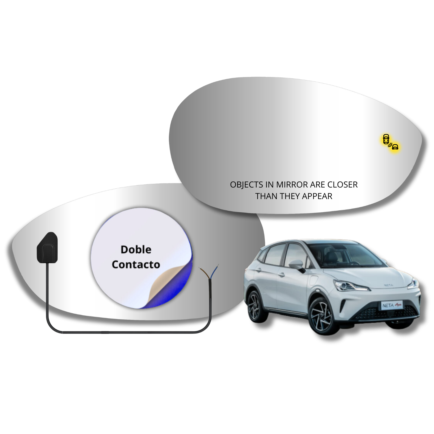 Neta Aya 2025-2027 Espejo Alternativo con Sensor de Punto Ciego - Image 2
