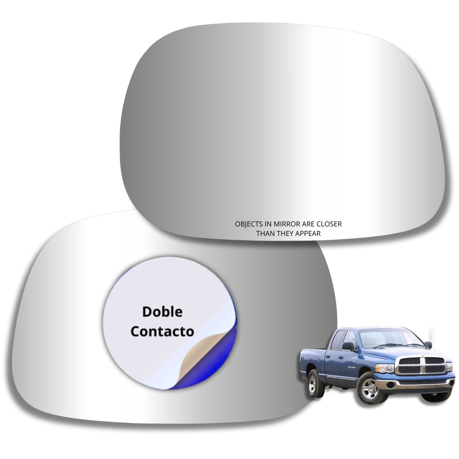 Dodge Ram 1500 2001-2009 Luneta espejo retrovisor Alternativo - Image 2