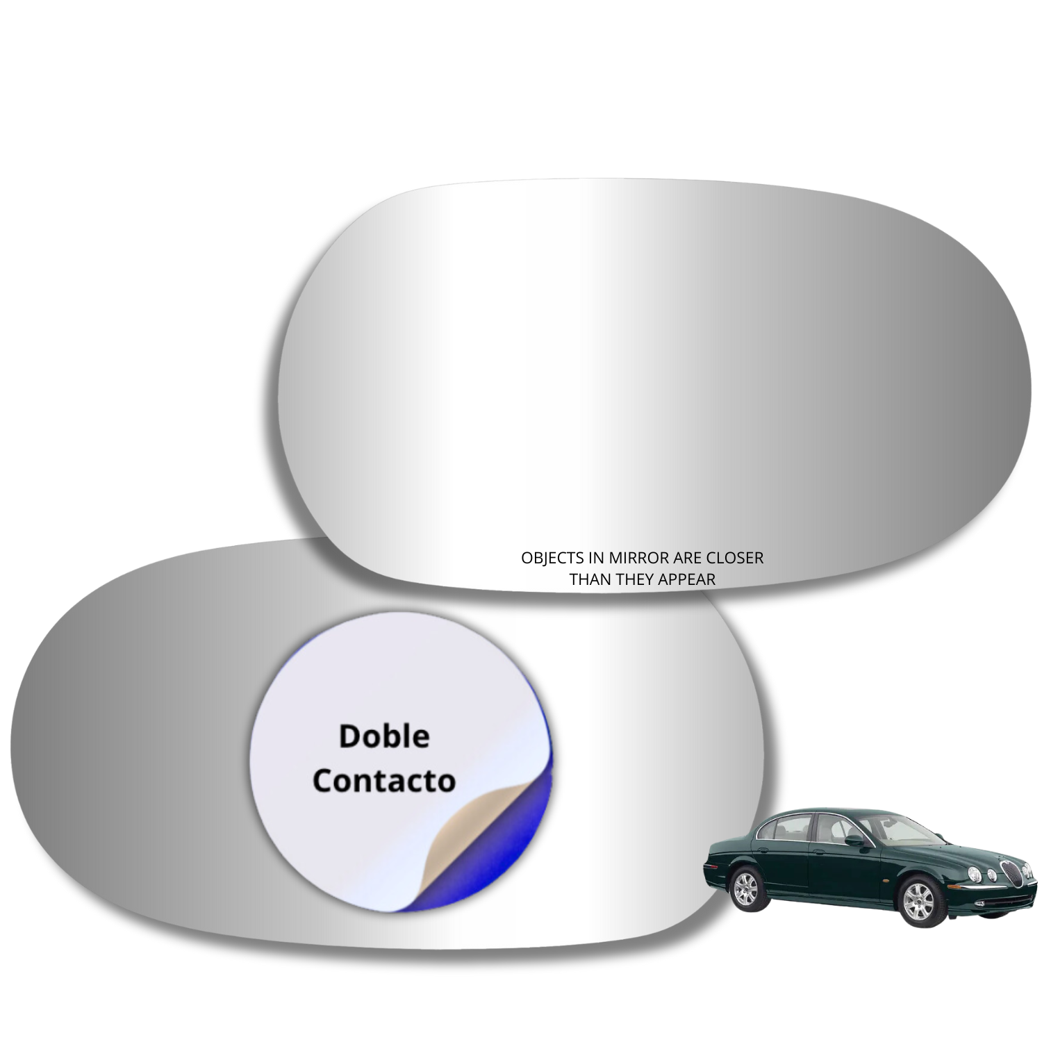 Jaguar S-Type X-Tipe X-J 2002-2008 Luneta espejo retrovisor Alternativo - Image 2