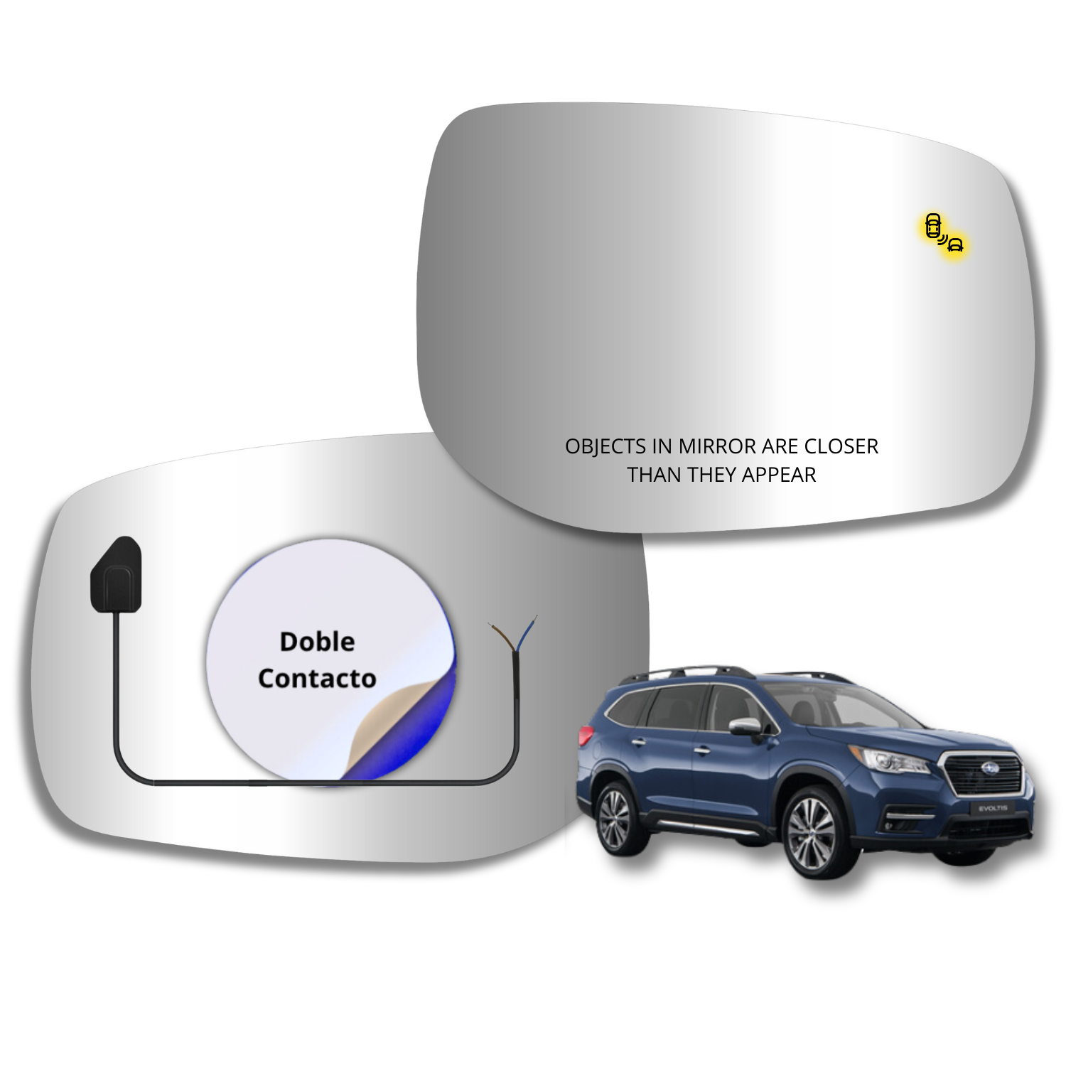 Subaru Evoltis 2019-2023 espejo Alternativo con Sensor de Punto Ciego - Image 2