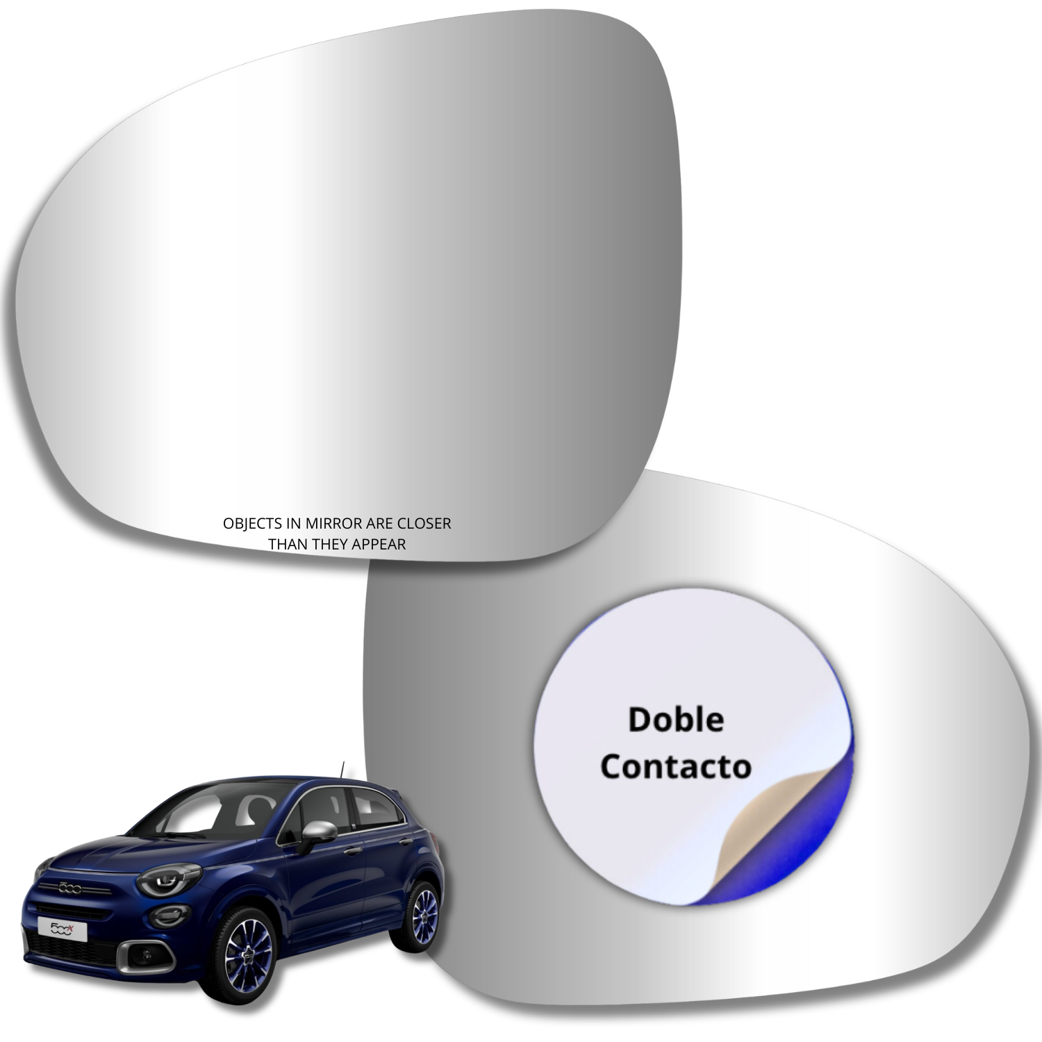 Fiat 500X 2019-2023 Luneta espejo retrovisor Alternativo - Image 3