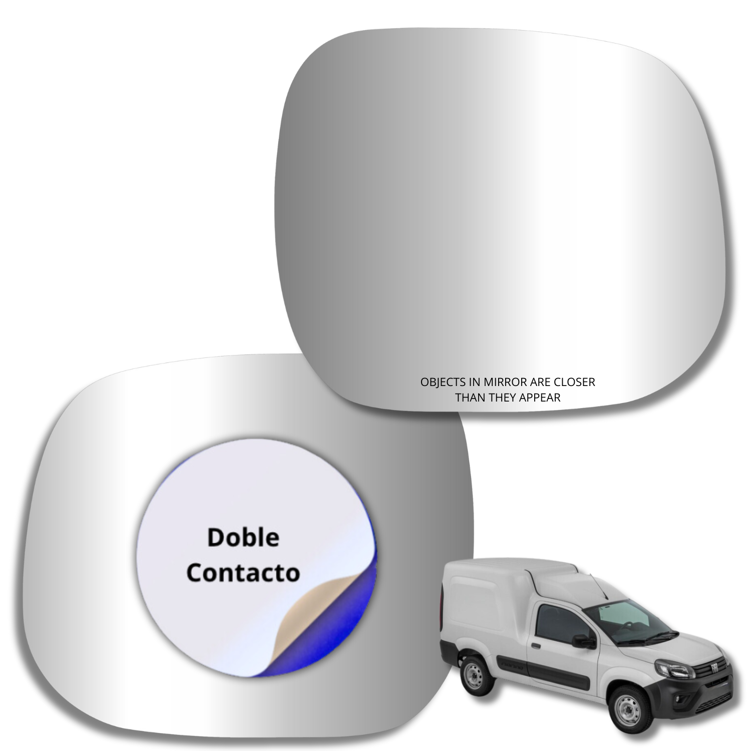 Fiat Fiorino 2019-2023 Luneta espejo retrovisor Alternativo - Image 2