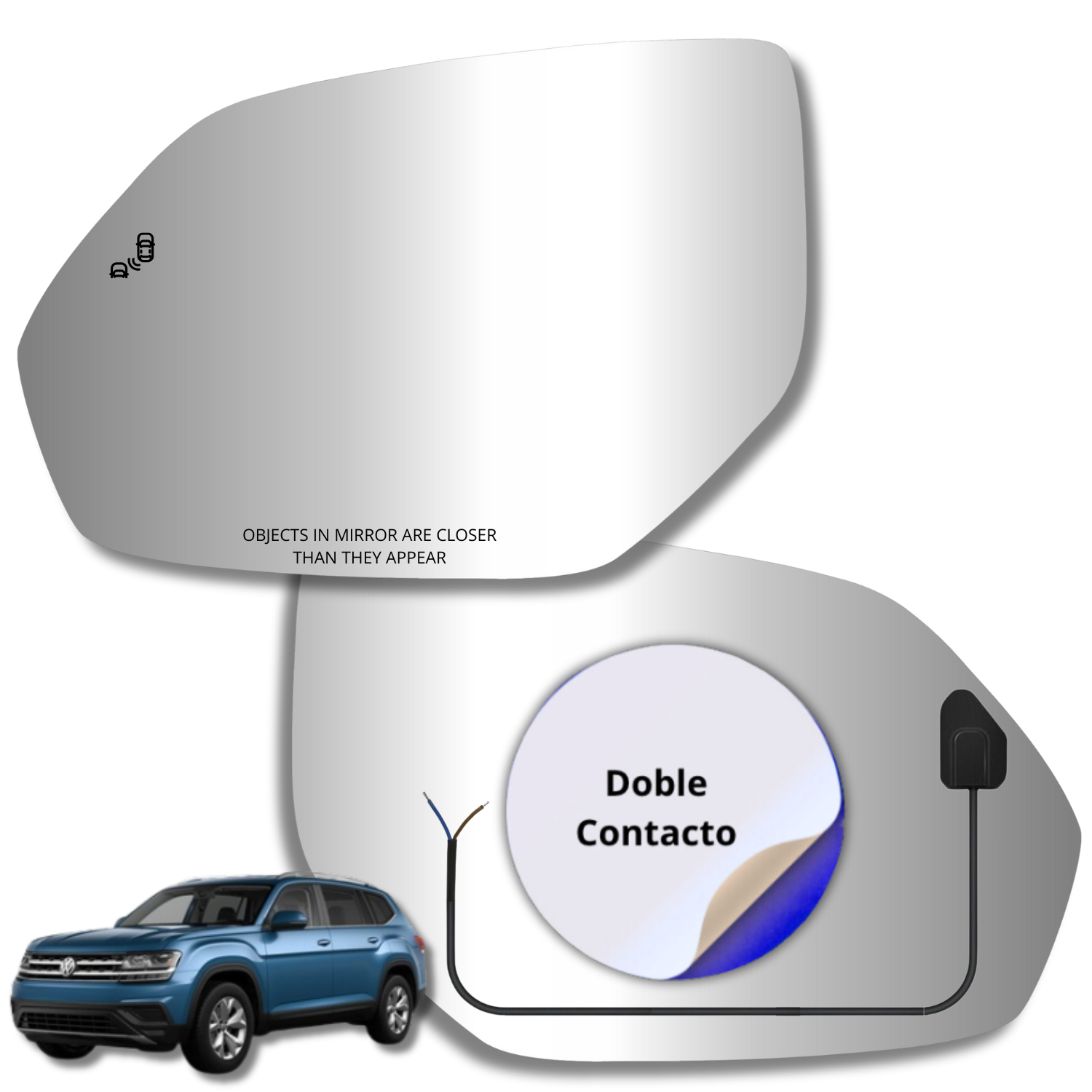 Volkswagen Atlas / Teramont 2017-2022 Luneta espejo retrovisor Alternativo