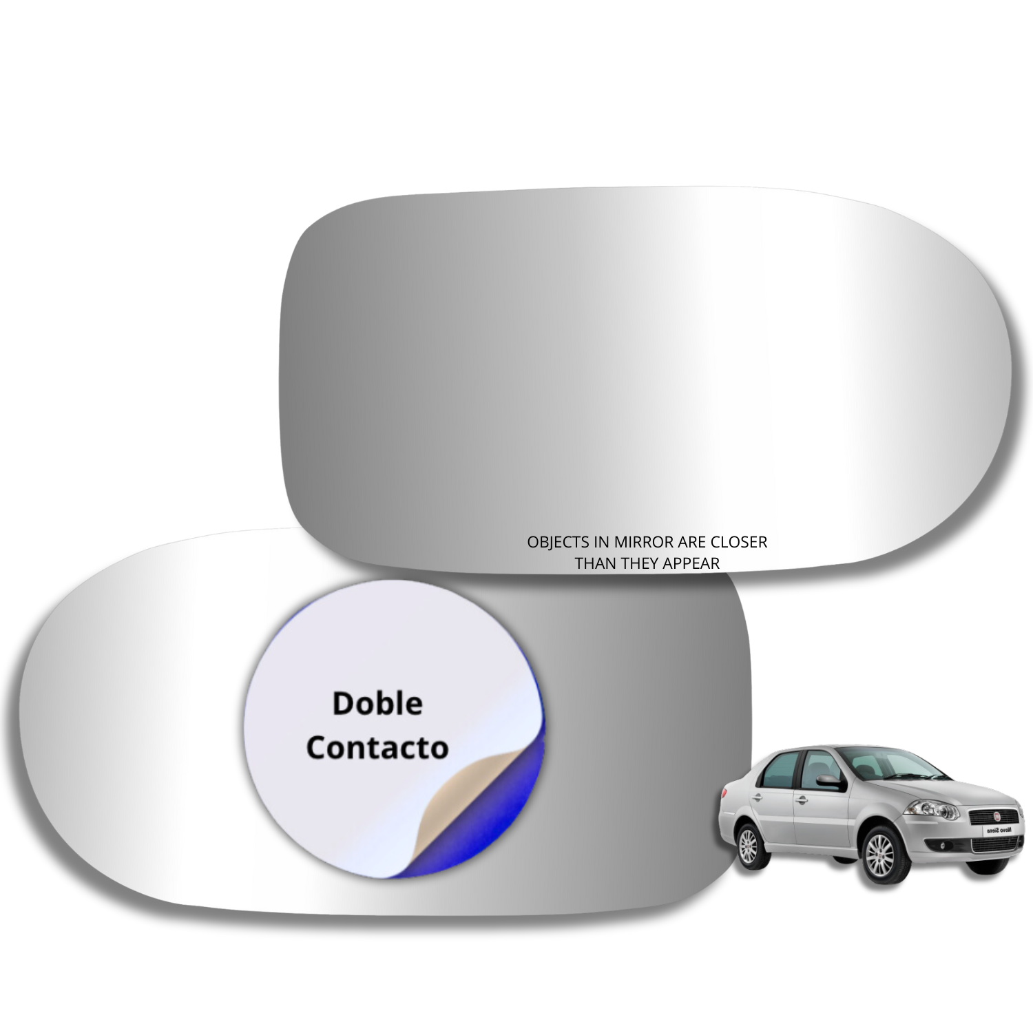 Fiat Siena 2009-2018 Luneta espejo retrovisor Alternativo - Image 2