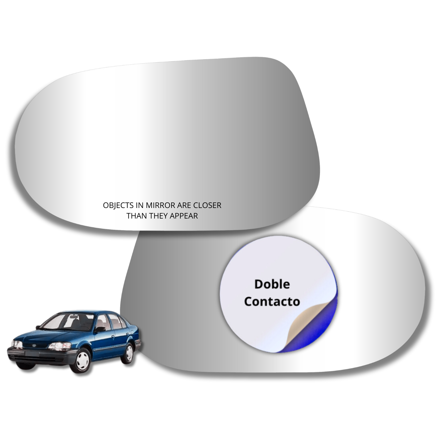 Toyota Tercel 1995-2002 Luneta espejo retrovisor Alternativo