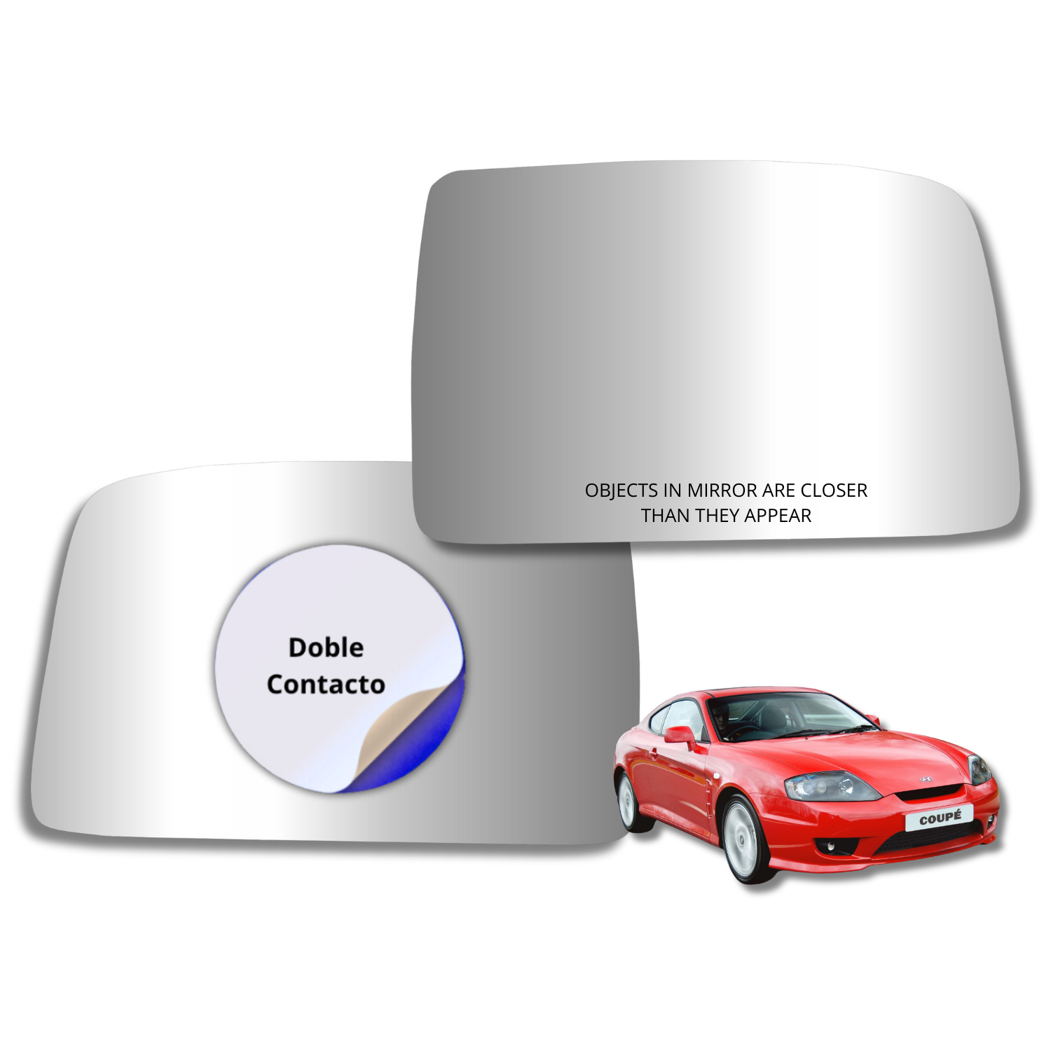 Hyundai Coupe 1999-2006 Luneta espejo retrovisor Alternativo - Image 2