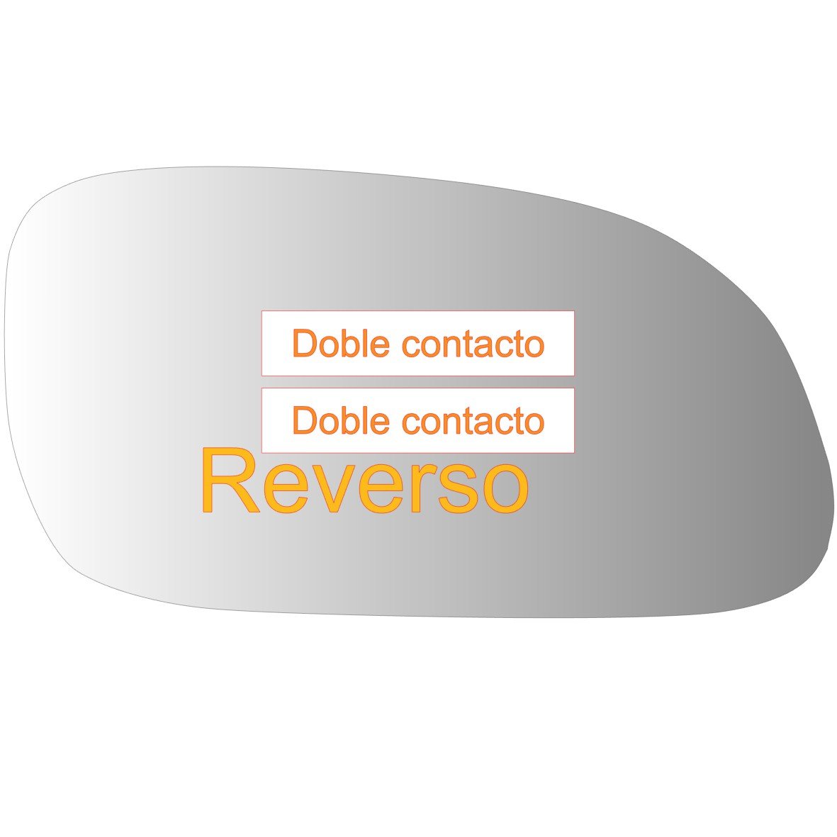 Hyundai Accent Prime 1995-2004 Luneta espejo retrovisor Alternativo - Image 4