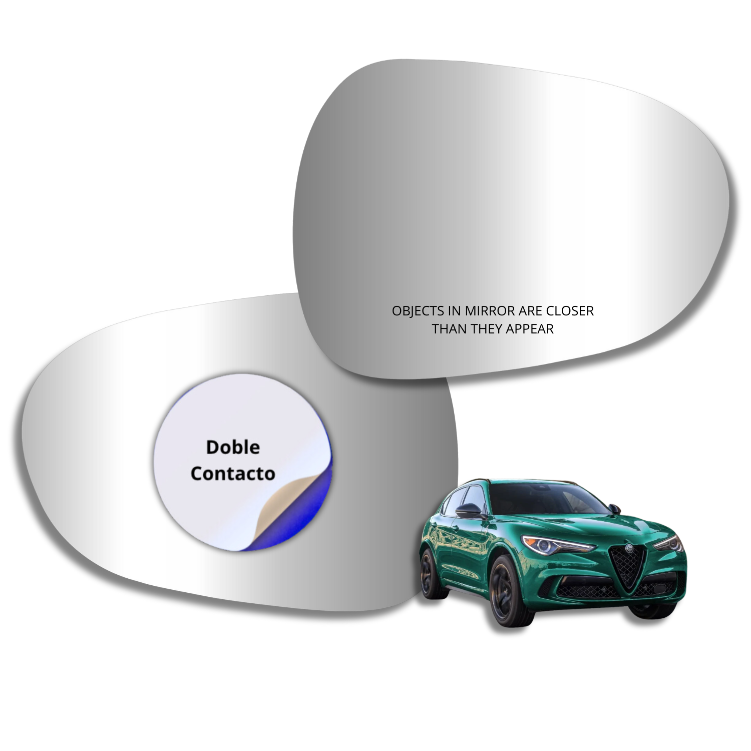 Alfa Romeo Stelvio 2022-2025 Luneta Espejo Retrovisor sin sensor - Image 2