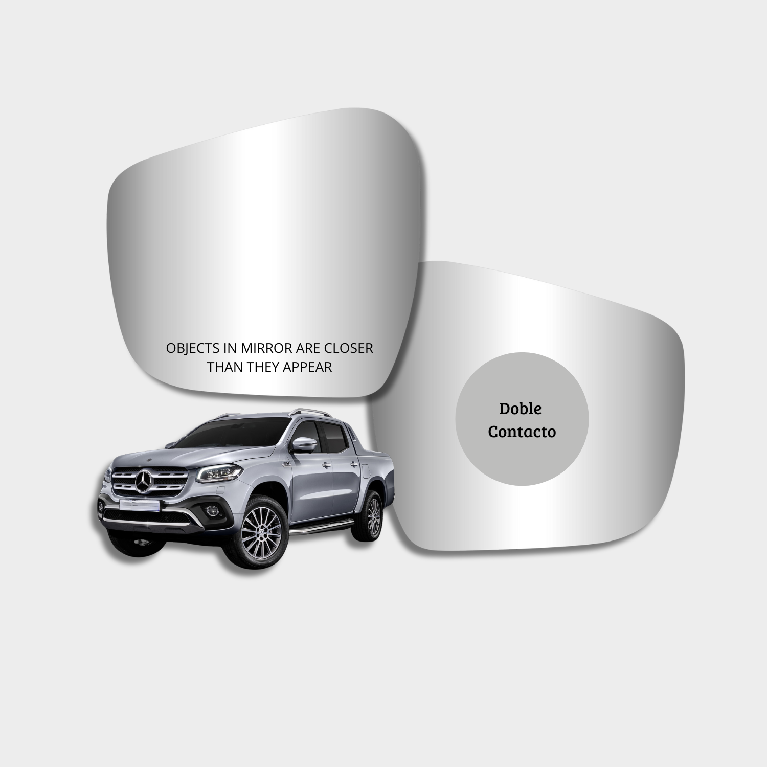 Mercedes Benz Clase X 2016-2023 Luneta espejo retrovisor Alternativo - Image 3