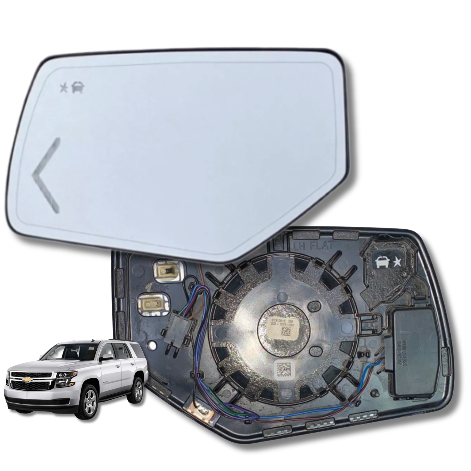 Chevrolet Tahoe 2015-2020 Luneta espejo retrovisor Original