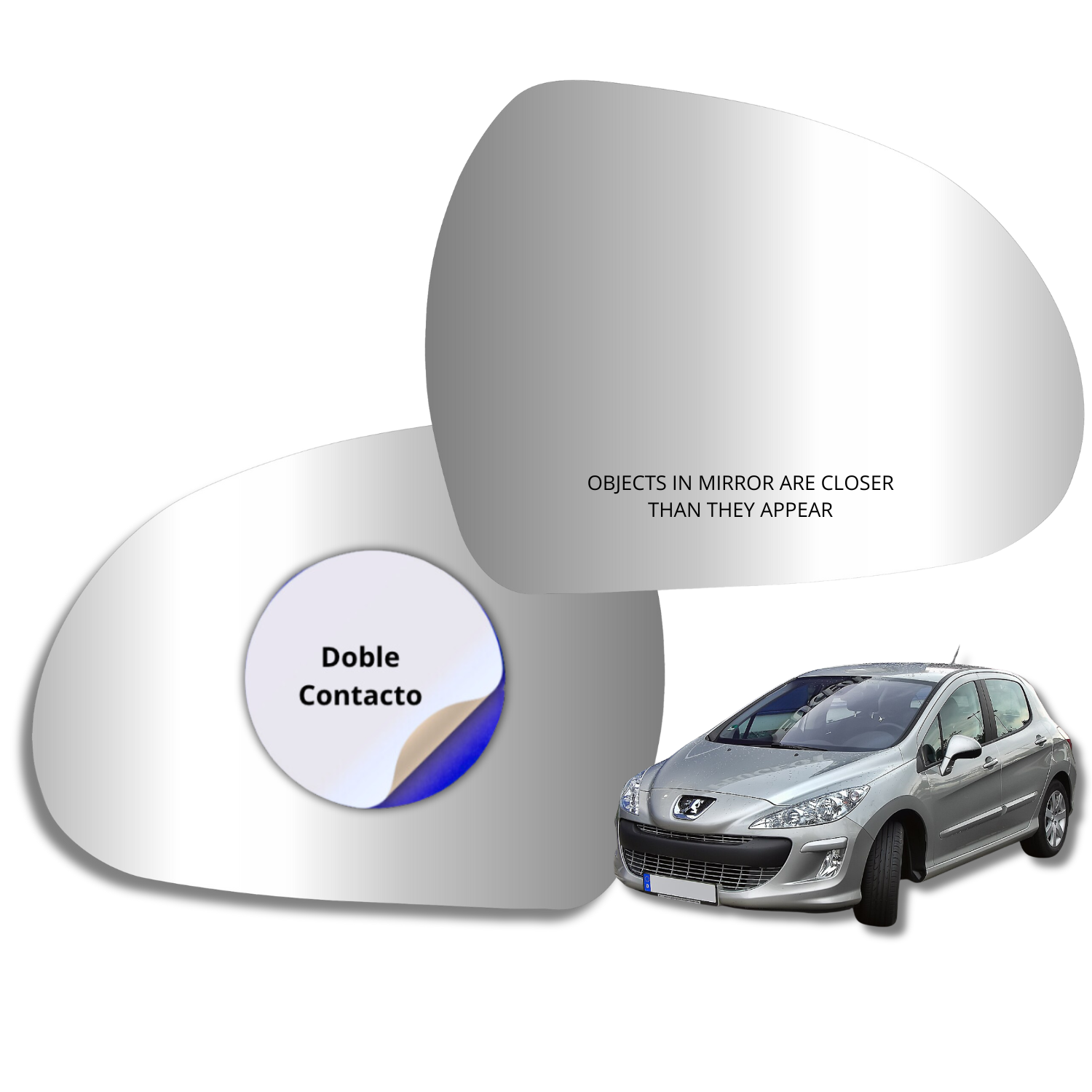 Peugeot 308 2007-2013 Luneta espejo retrovisor Alternativo - Image 2