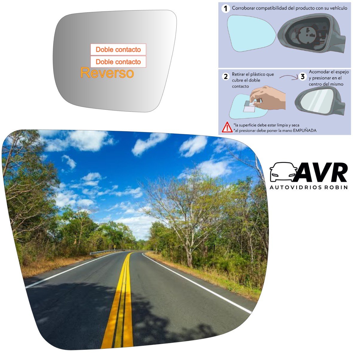 Subaru Outback 2003-2006 Luneta espejo retrovisor Alternativo - Image 3