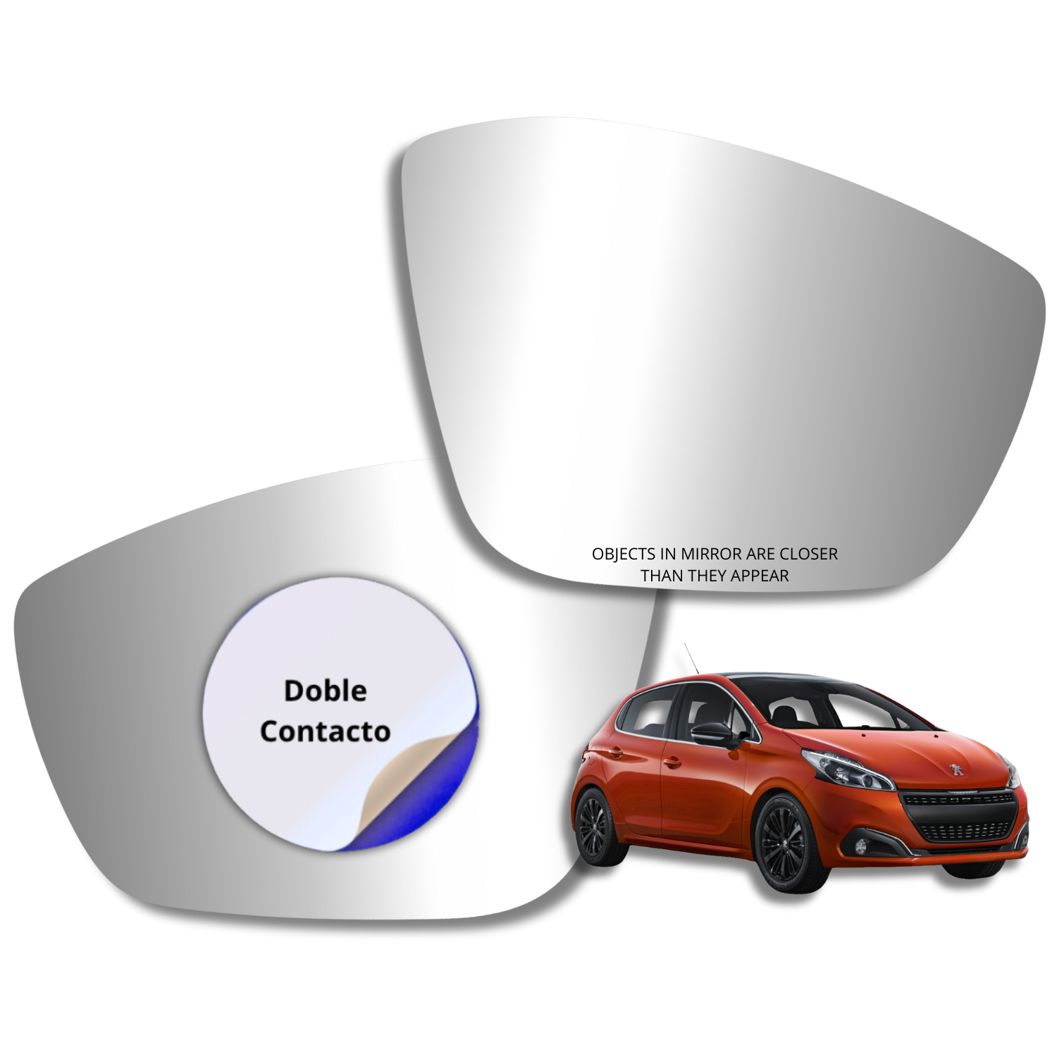 Peugeot 208 2010-2018 Luneta espejo retrovisor Alternativo - Image 4